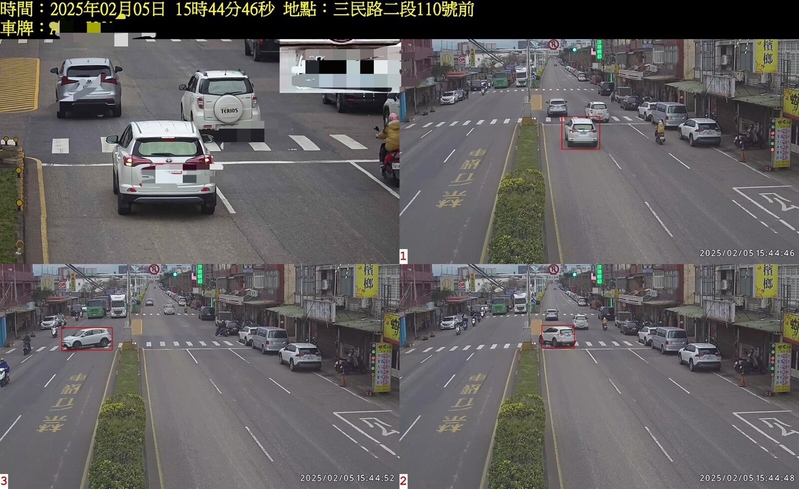 桃園市交通警察大隊滾動修正35處交通科技執法地點,達成「精準執法」之目的。圖:警方提供