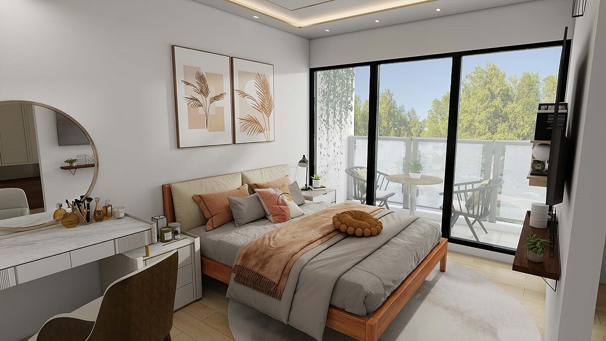 每個房間的採光都相當好。圖／九豐花園提供
