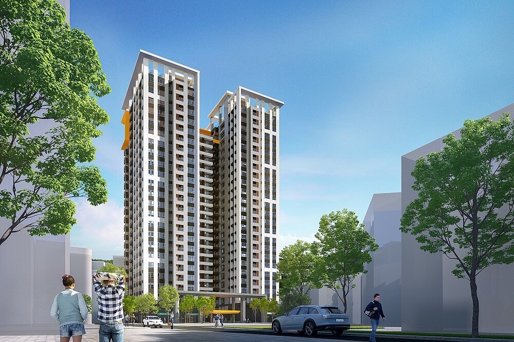 基地未來建築規劃構想示意圖/城鄉發展局提供