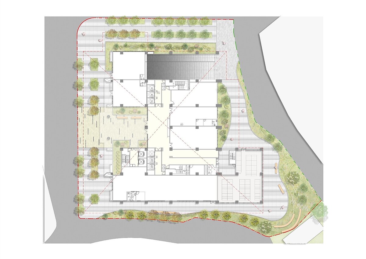 基地未來空間配置示意圖/城鄉發展局提供