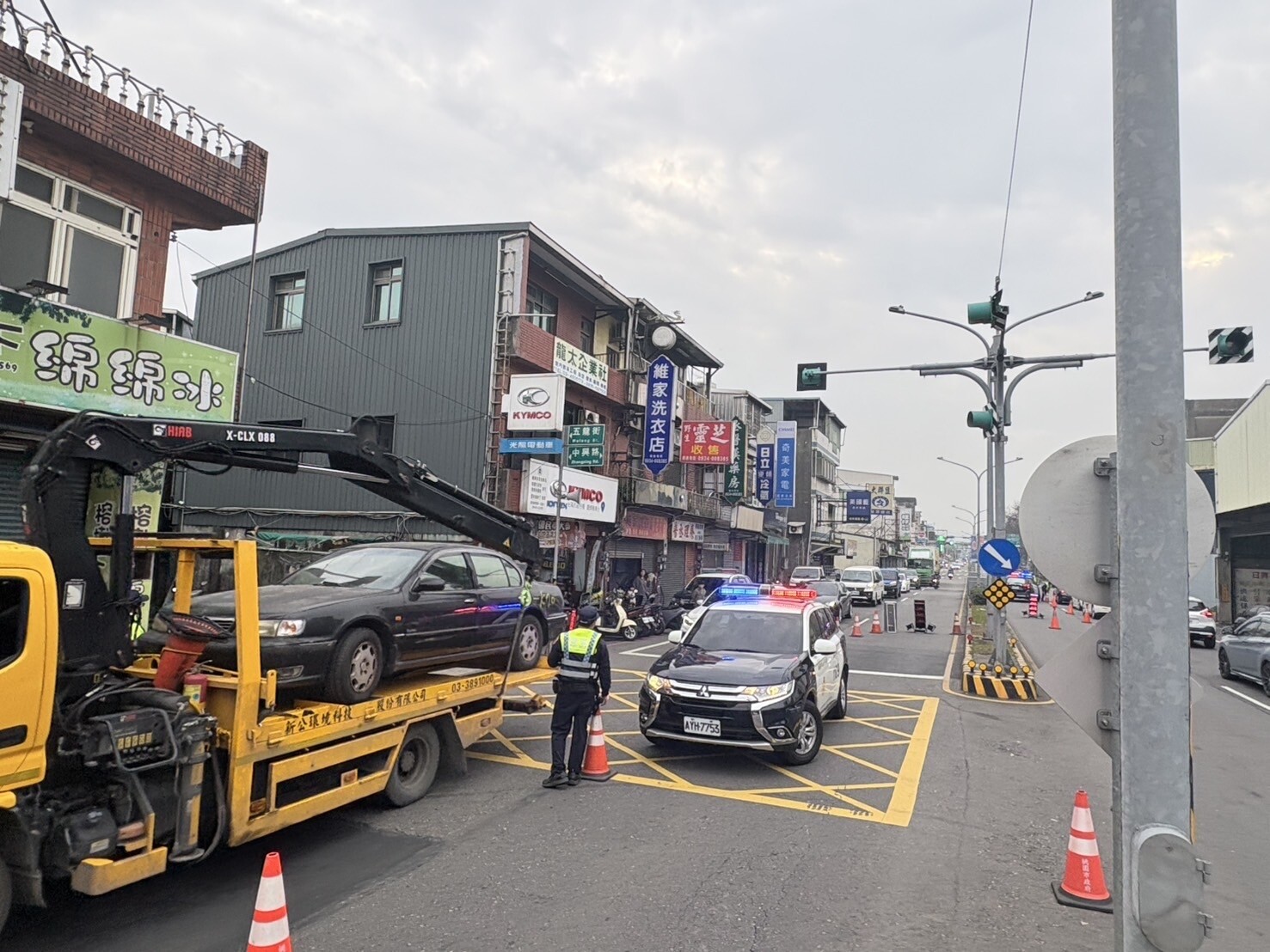統計龍潭區今年截至今日止,車禍受傷件數較去年同期下降62件,下降比率超過2成。圖:警方提供