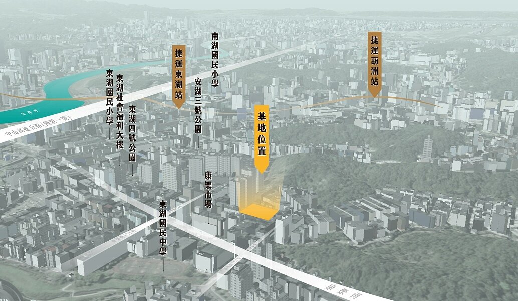 區位示意圖。圖／北市都更處提供