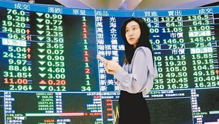 即使國安基金進場護盤,台北股市9日終場下跌1068.19點以17,391.76點作收。(范揚光攝)