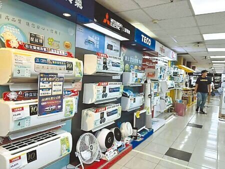 
民眾購買經濟部核可的節能家電補助，將再延至2027年底。家電示意圖。圖∕本報資料照片
