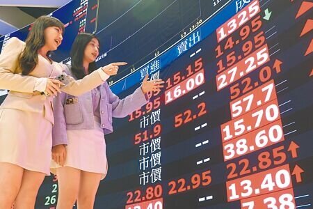 台股10日大漲1608點,收在19000點,創史上最大單日漲點紀錄。(鄧博仁攝)