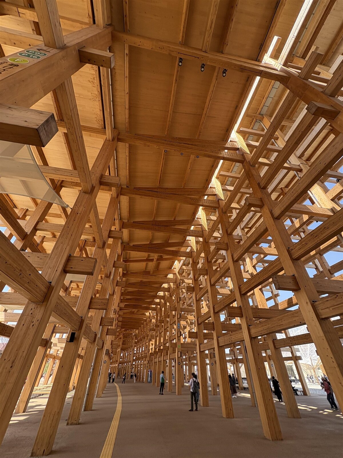 大屋頂環是這次大阪世博會的象徵。記者甘芝萁/攝影