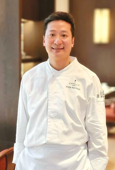 臺北嘉佩樂酒店中餐廳「榕居」主廚陳國華,10多歲時即入行,並曾先後在香港「利苑酒家」、「東海海鮮酒店」,以及美心集團旗下「美心酒樓」歷練。圖∕姚舜