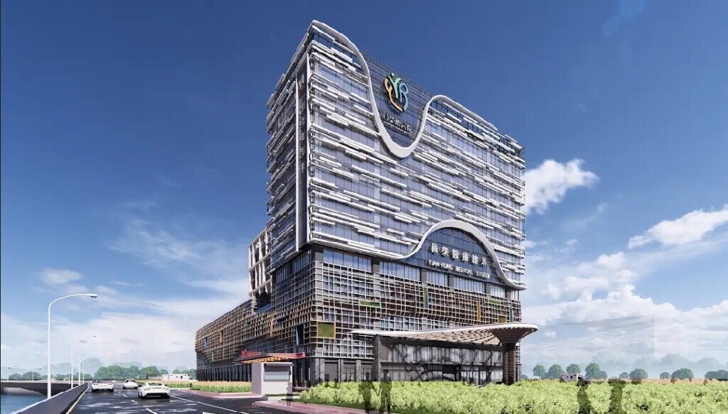 員榮總醫院模擬圖。圖/土地銀行提供