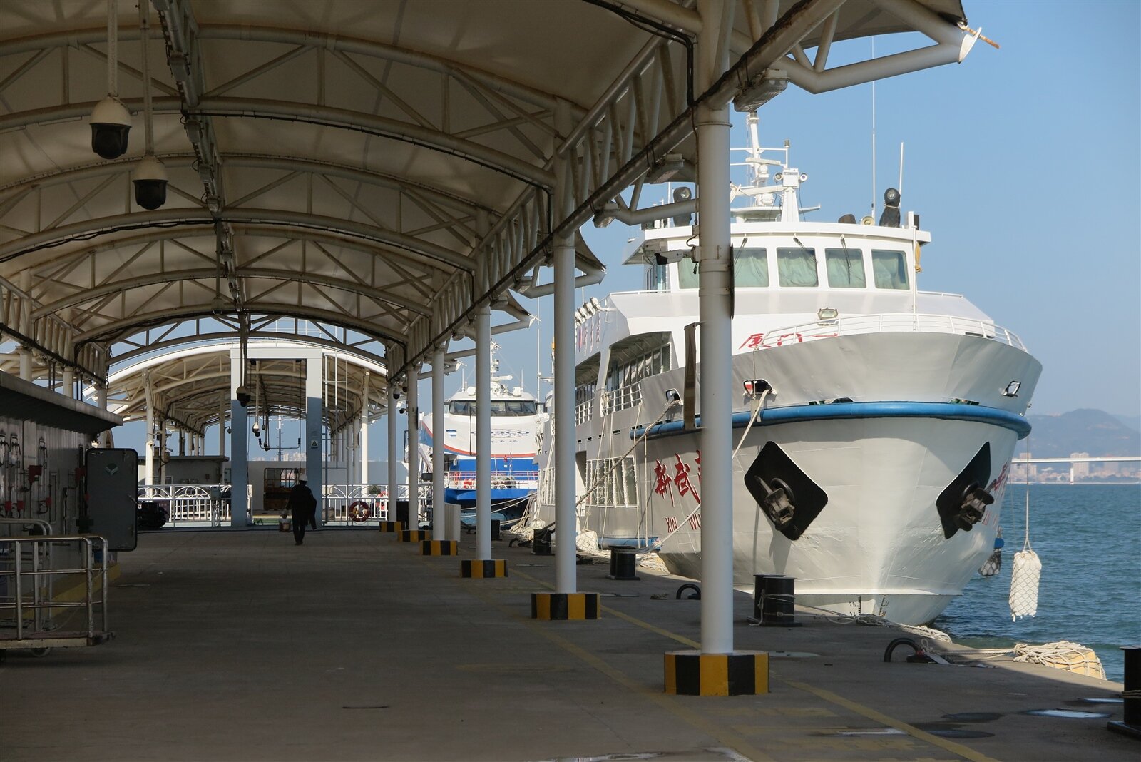 圖為供金廈小三通客運使用的廈門五通碼頭。記者陳政錄/攝影