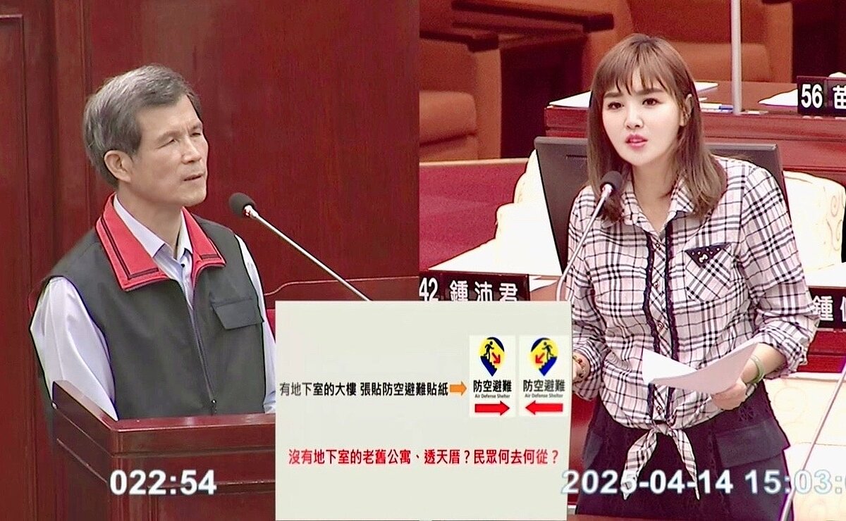 台北市警局推出「北市警政APP」,還提供「防空避難」地點。不過兩岸近年兵凶戰危、颱風及地震頻繁,有議員今質詢時指出,台北市上百萬人口僅10萬多次下載,點擊「防空避難」資訊的人僅半數。圖/王欣儀提供