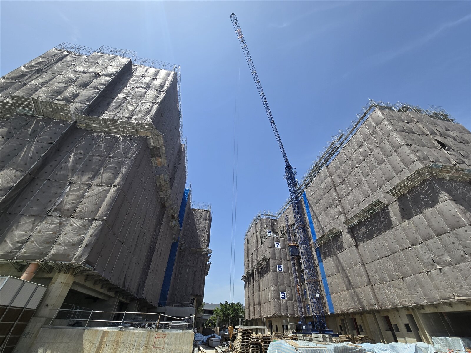 大寮社會住宅規劃興建2棟地上10層、地下2層的集合式住宅,總戶數達384戶。記者王勇超/攝影