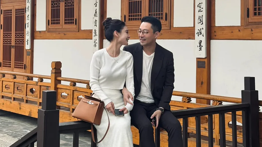 汪小菲和現任妻子馬筱梅。圖/摘自小紅書