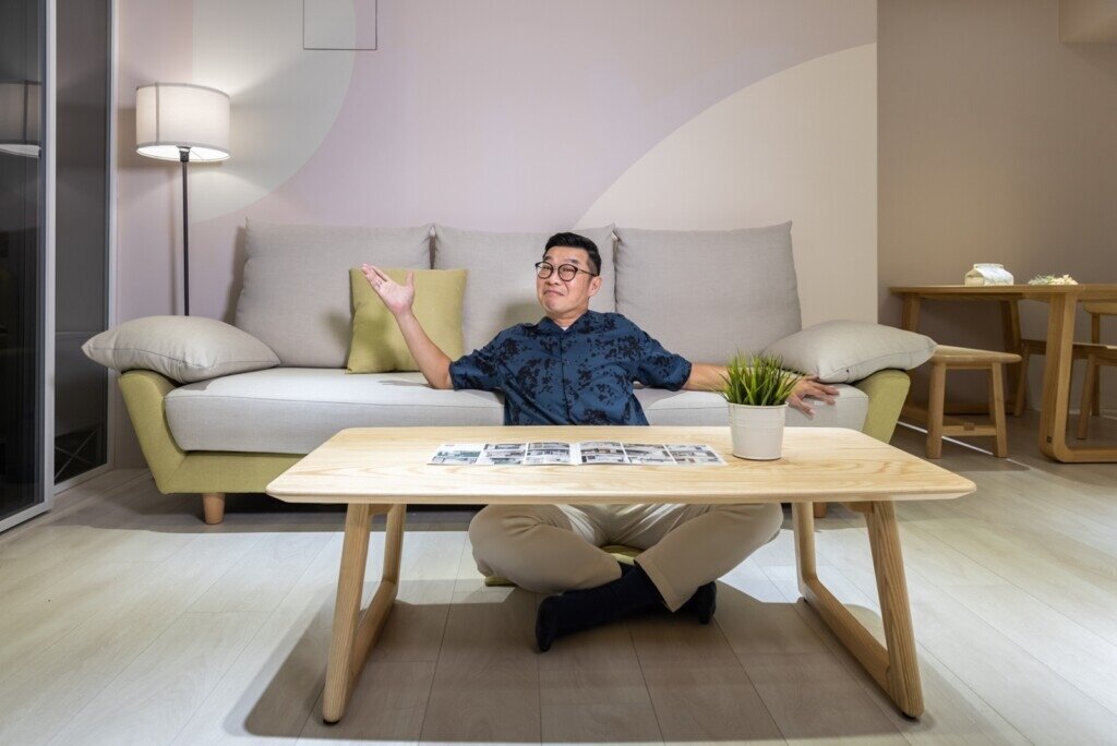 藝人馬力歐透過裝修,將39年老屋變身北歐風幸福宅。圖片業者提供