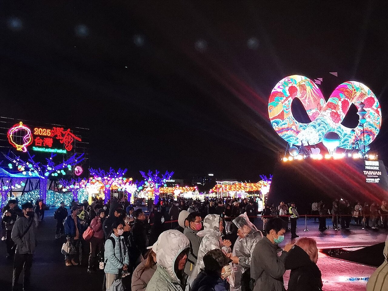 圖為2025年台灣燈會落幕最後燈光秀。聯合報系資料照片/記者曾增勳攝影