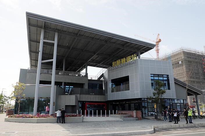 安南區和順轉運站啟用。圖/台南市政府提供