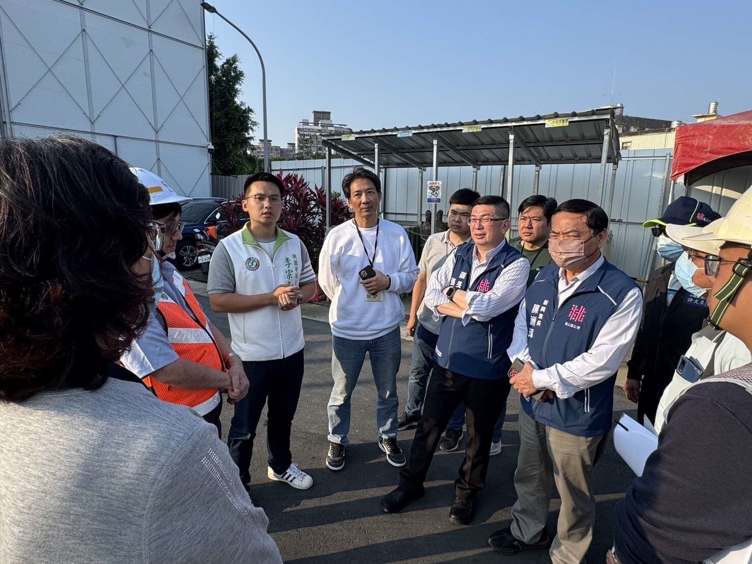 李宗豪也要求市政府應檢討這些社宅用地取得的SOP,避免社宅因遭掩埋營建廢棄物導致影響工期。圖:李宗豪提供