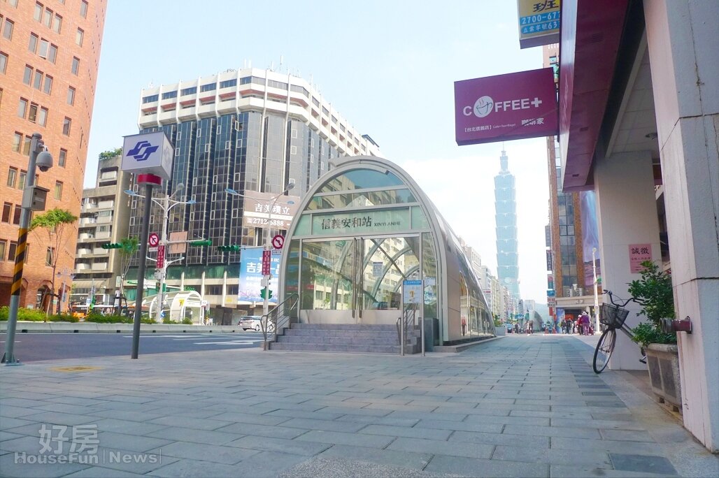捷運信義線安和站(好房資料中心)