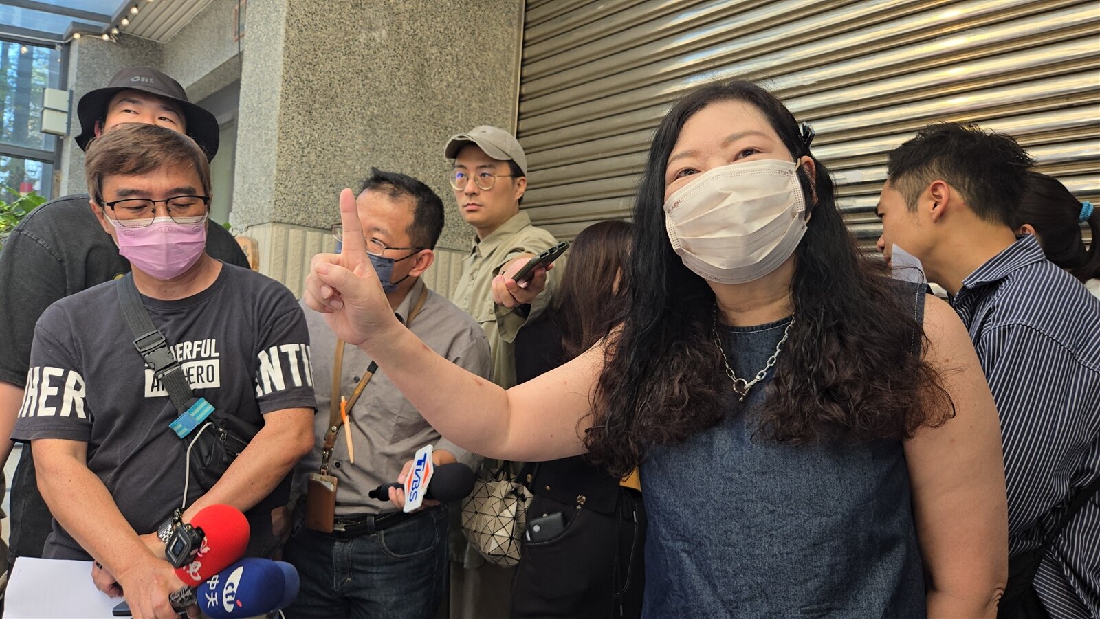 邵姓女房東今天下午出面說明,強調自己不是惡房東。記者王勇超/攝影