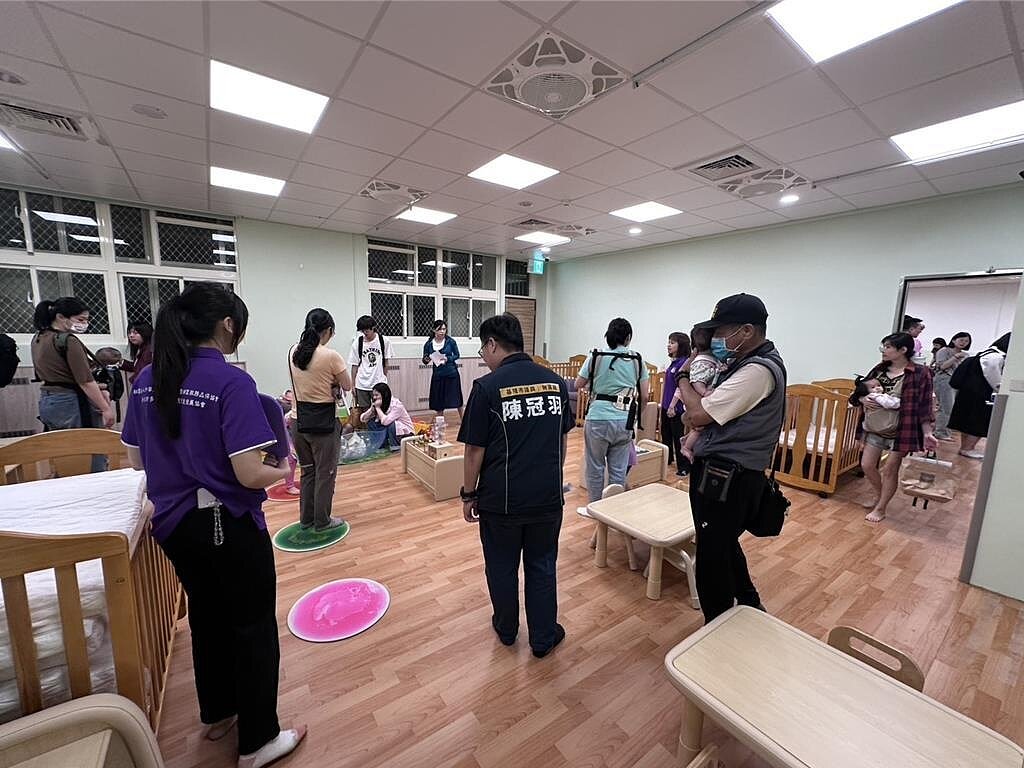 基隆暖暖公共托育中心搶手，20名額申請已逾42組家長。圖／陳冠羽提供