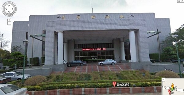嘉義縣議會。（圖／翻攝自Google map）