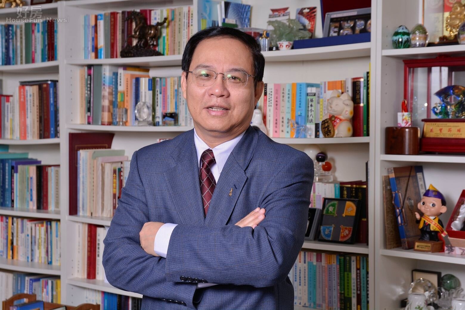 王進祥,現代地政,中華民國地政士公會全國聯合會榮譽理事長。(好房News記者 陳韋帆/攝影)