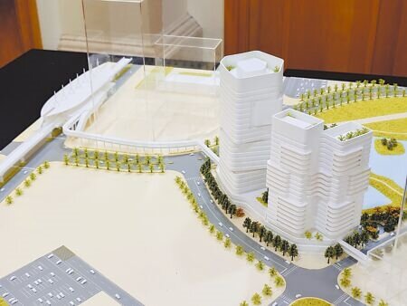 台積電廠區旁的捷運世運站東側A5街廓推出公辦都更案,預計打造為A級辦公室、產業作業空間,並推出出租型安家住宅,供科技人才入住。(任義宇攝)