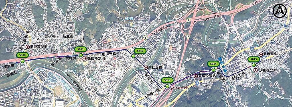 民進黨議員張錦豪批評，捷運汐東線規畫3處大型聯開案，完全沒有公益設施及連外道路。新北市捷運局表示，將於實際開發時，再調查地方需求，規畫公益設施。（新北市捷運局提供／高鈞麟新北傳真）
