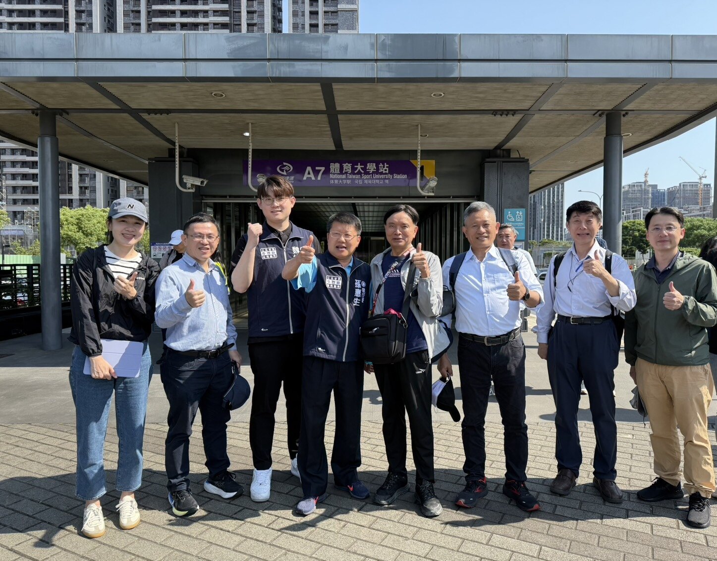 今日踏勘全程16公里,路線橫跨桃園、龜山與林口等地區。圖:捷工局提供