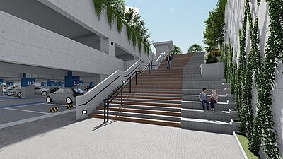 台中北屯兒童公園地下停車場5月中旬將開工。圖／台中市交通局提供