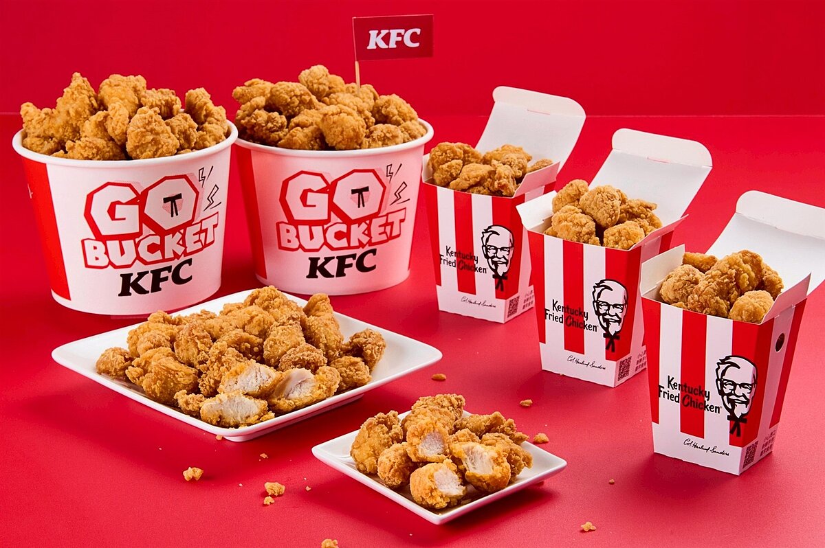 肯德基「勁爆雞米花」重新回歸,並有不同規格組合可供選擇。圖/肯德基提供