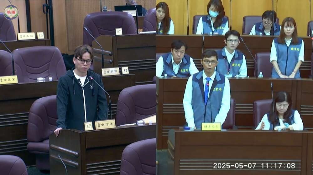 余信憲表示,體育局在議會的答詢,也只是反覆提「還在評估」、「之後再說」,完全無法讓民眾了解大巨蛋到底蓋不蓋?什麼時候蓋?會蓋什麼規模?圖:翻攝自議會直播