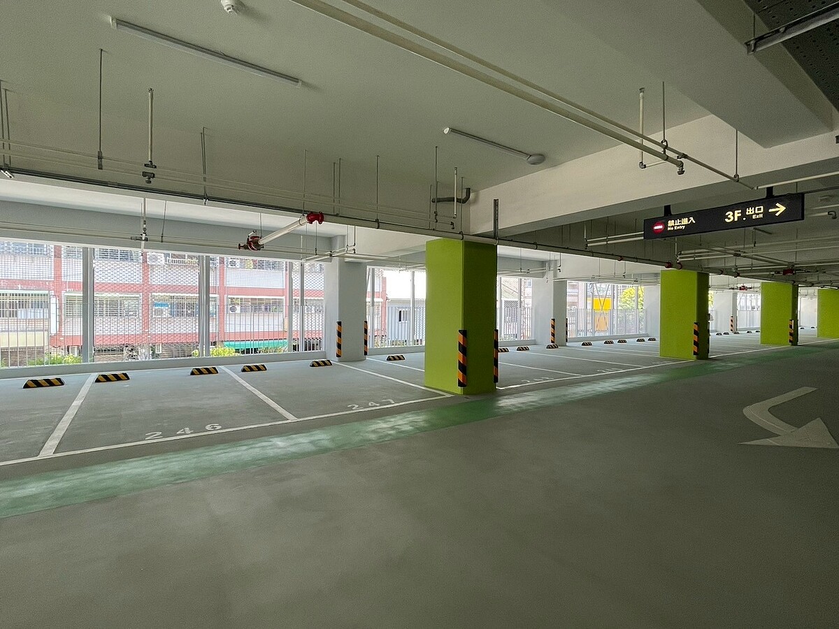 第二市場停車場年中啟用,將提供477席汽車及632席機車停車空間。圖/台中市交通局提供