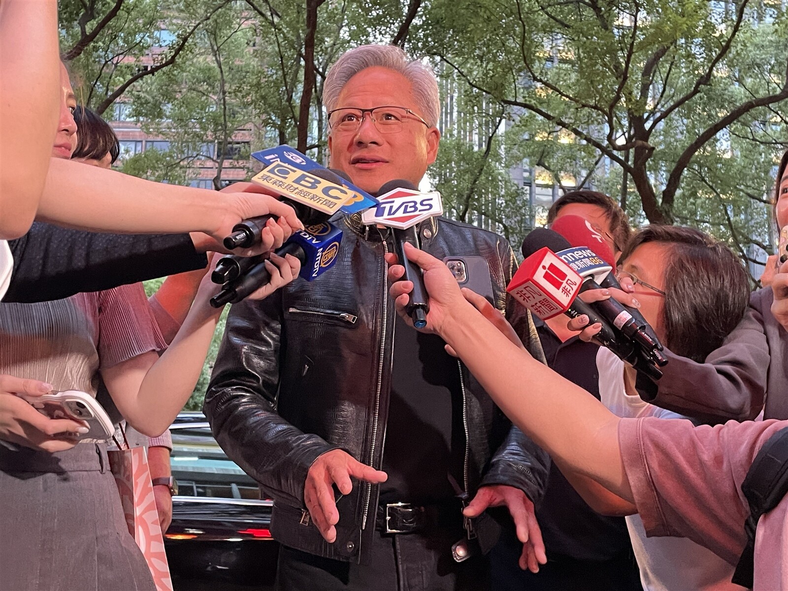 輝達執行長黃仁勳。 記者吳康瑋／攝影 