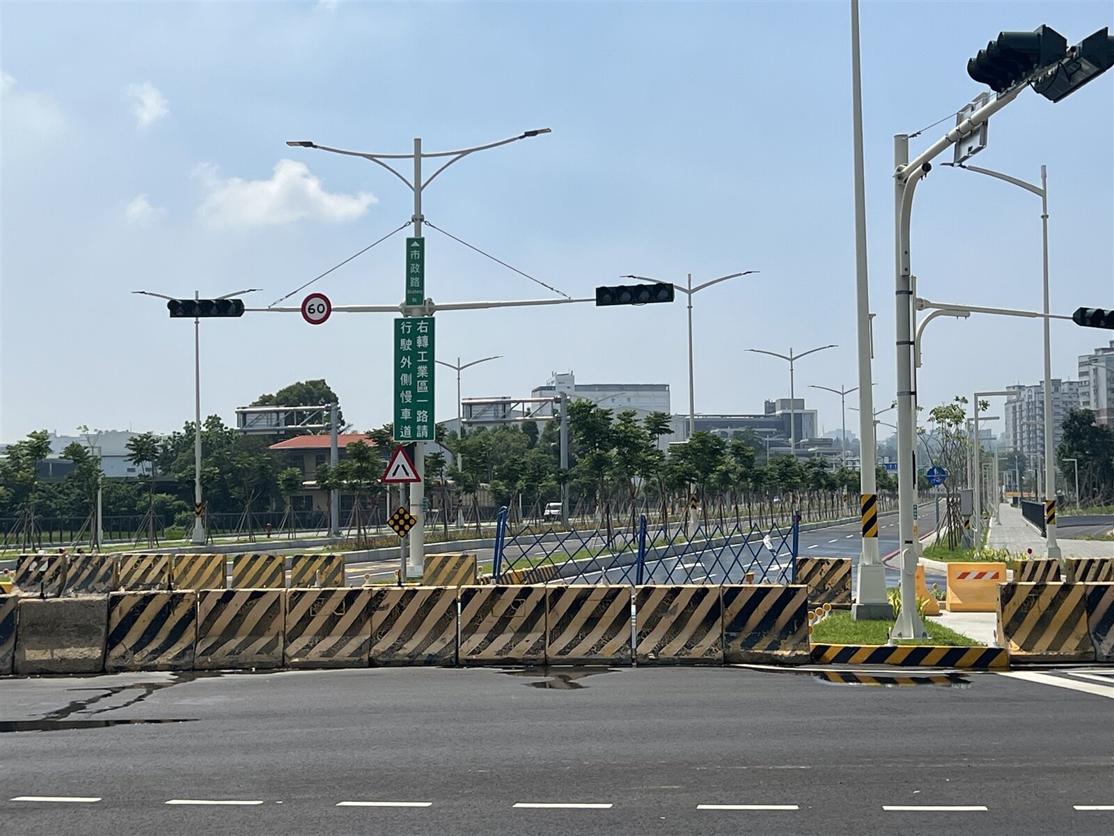台中市西屯區市政路延伸工程,第一標工業區一路至安和路,5月26日將通車。記者陳秋雲/攝影