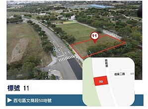 中市精華地段　6／26開標