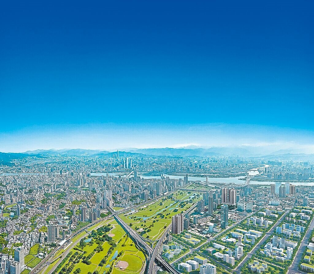 甲山林集團在520檔期積極籌畫,總推案量達517億元,位於三重區的「市政帝寶」總銷高達130億元,鄰近新北大都會公園。(甲山林提供)