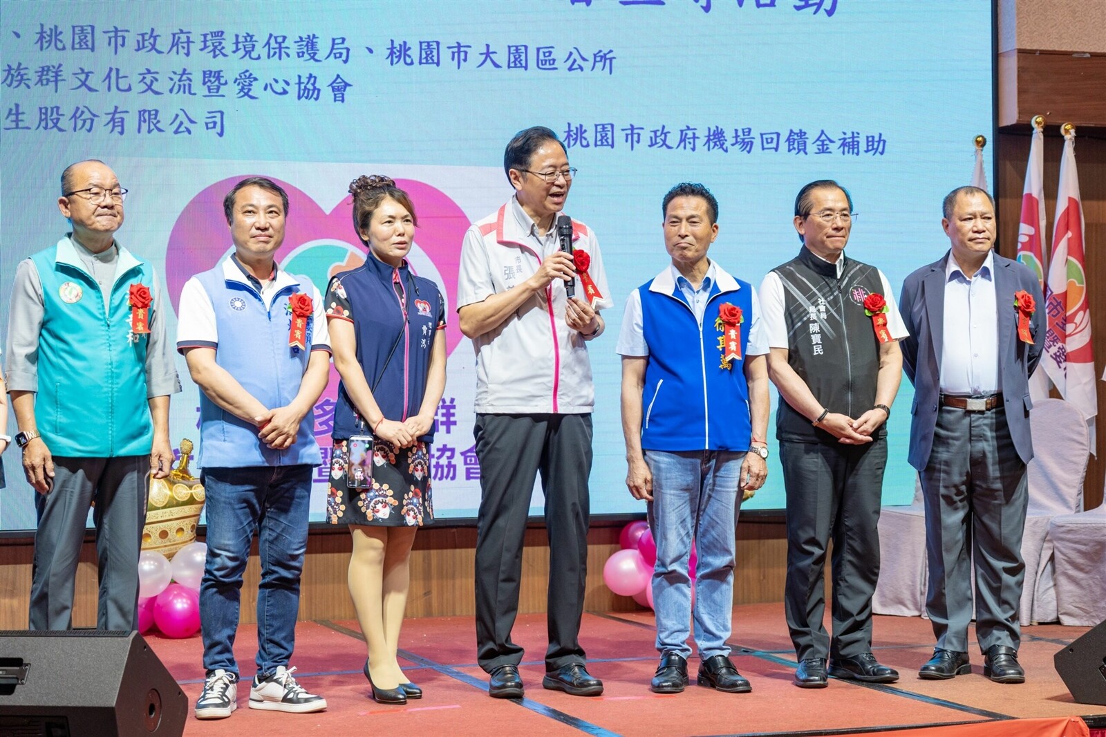 桃園市長張善政期許大家再接再厲，