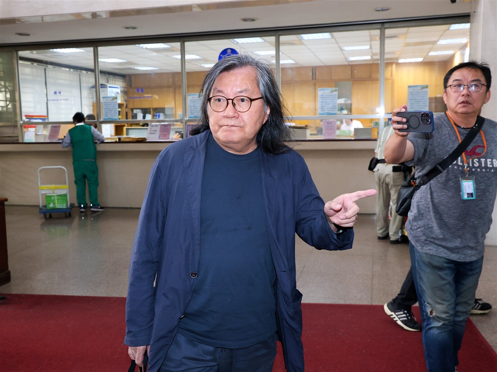 台北地院審理京華城容積率弊案,今傳喚台北市都市發展局前局長林洲民出庭作證。記者余承翰/攝影