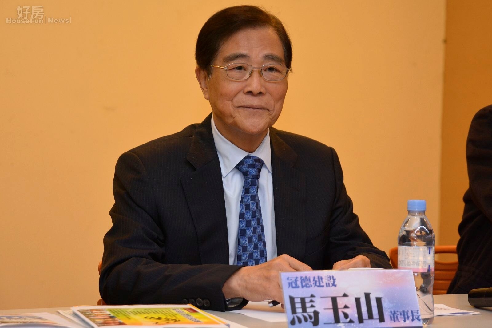馬年房市論壇, 冠德建設董事長馬玉山。(好房news記者 陳韋帆/攝影)
