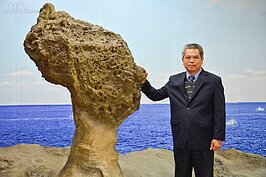 除3D平面影像輸出，也有仿真的女王頭製作。(好房News記者 陳韋帆/攝影)