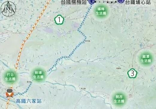 桃園捷運路網多線齊發,但目前規畫南區只到龍潭,民代爭取楊梅也設輕軌。圖/翻攝自桃園市議會直播影片