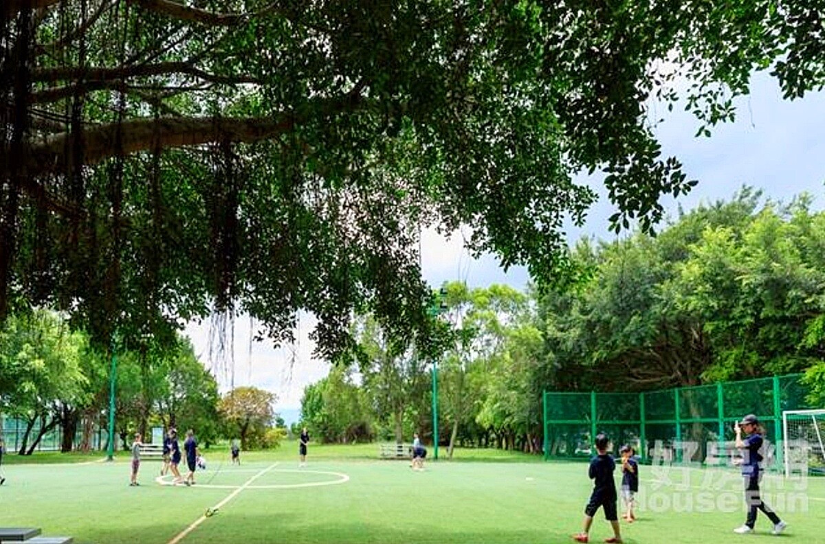 「仁愛金鑽」基地鄰近足夢運動公園。圖/仁愛金鑽提供