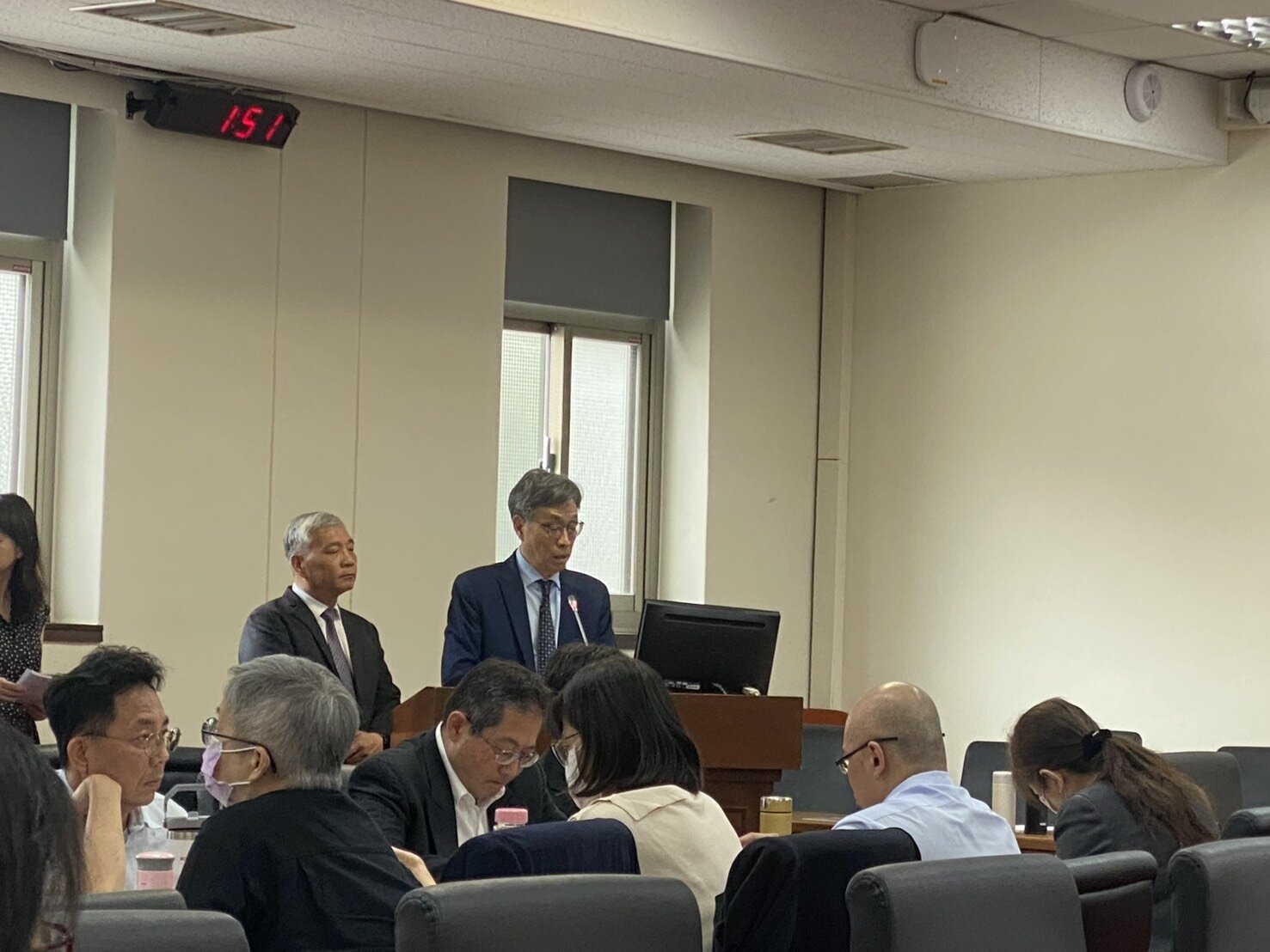 立法院經濟委員會今審查「農民退休儲金條例第七條條文修正草案」。記者葉冠妤/攝影