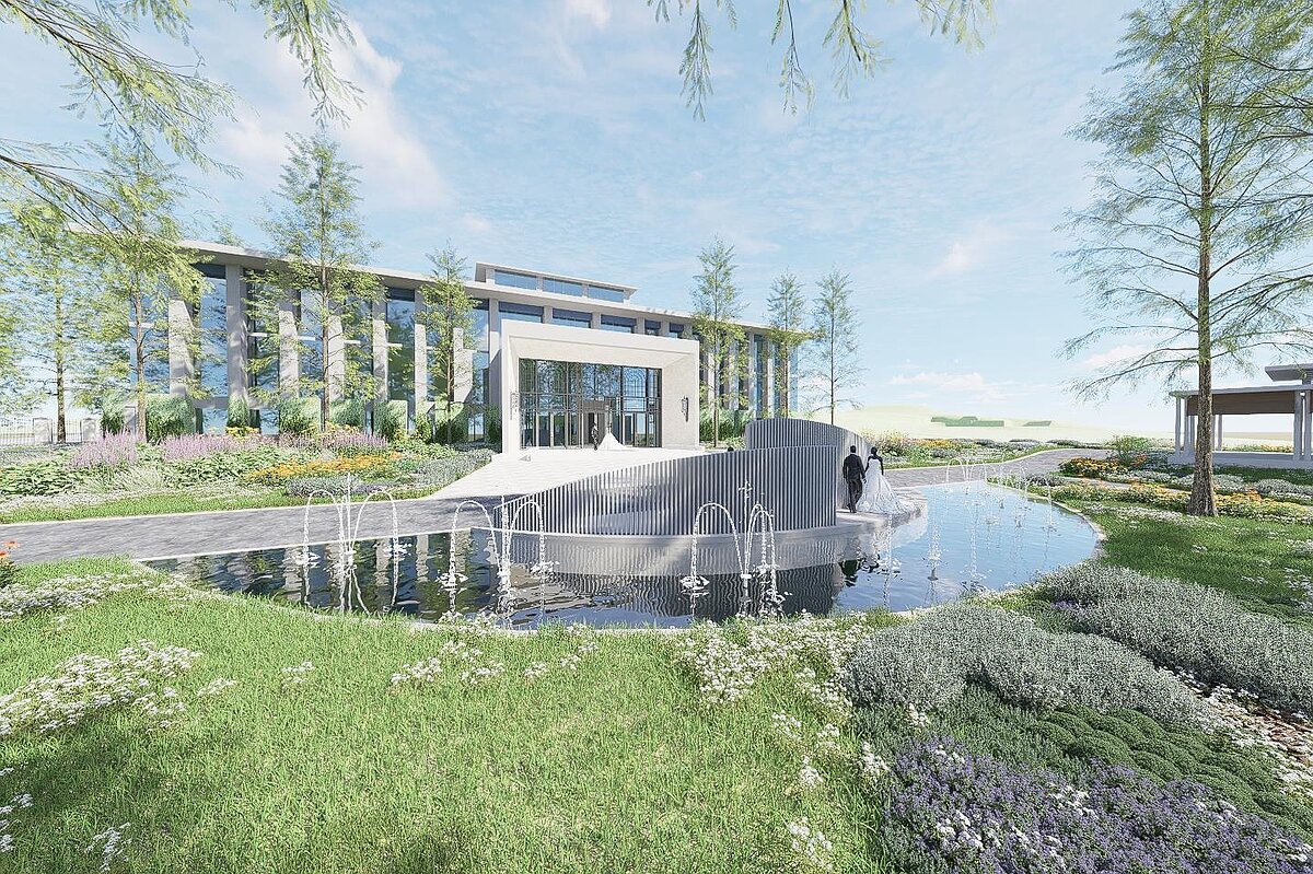 台中婚禮與觀光旅遊綜合園區「心之芳庭」經營15年後，因租約期滿結束營業，業主轉與雲品國際簽約，並在重新命名為「芳庭路壹號莊園」後已啟動全面改裝。圖／雲品國際提供
