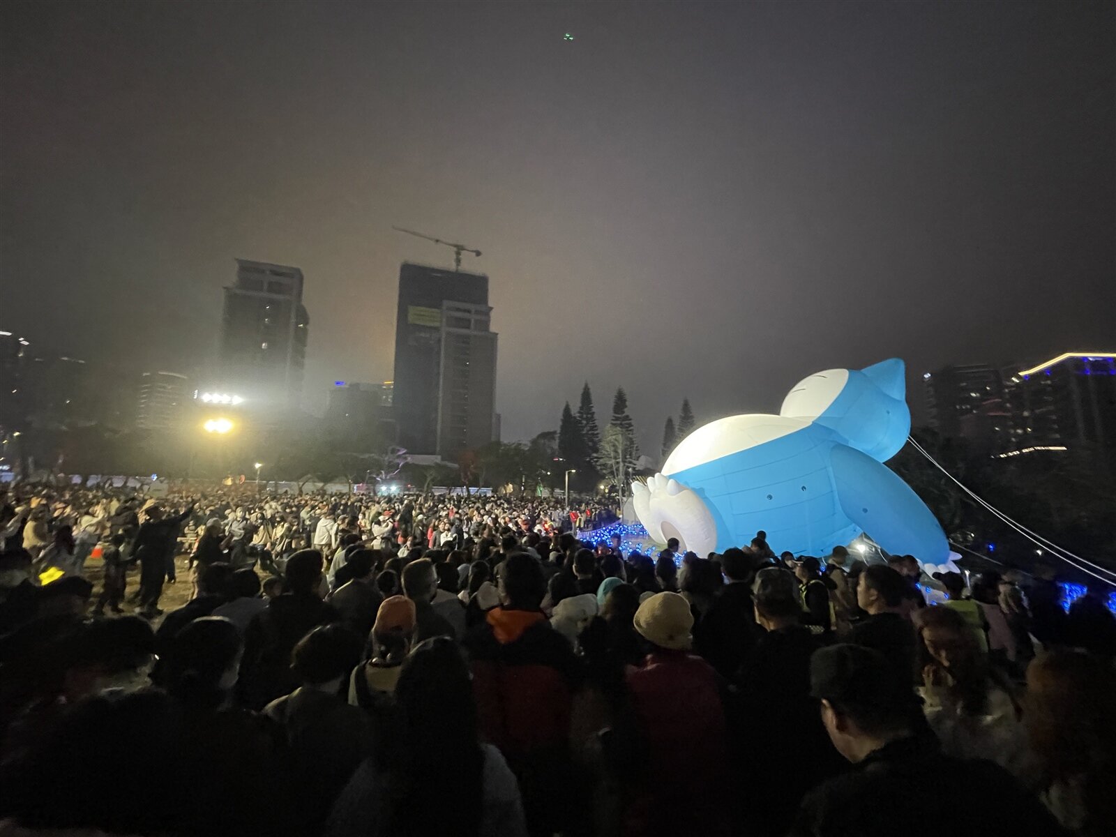 台灣燈會寶可夢燈區帶動人潮,青埔藝術運動園區第一季桃園觀光遊憩景點名第一。本報資料照