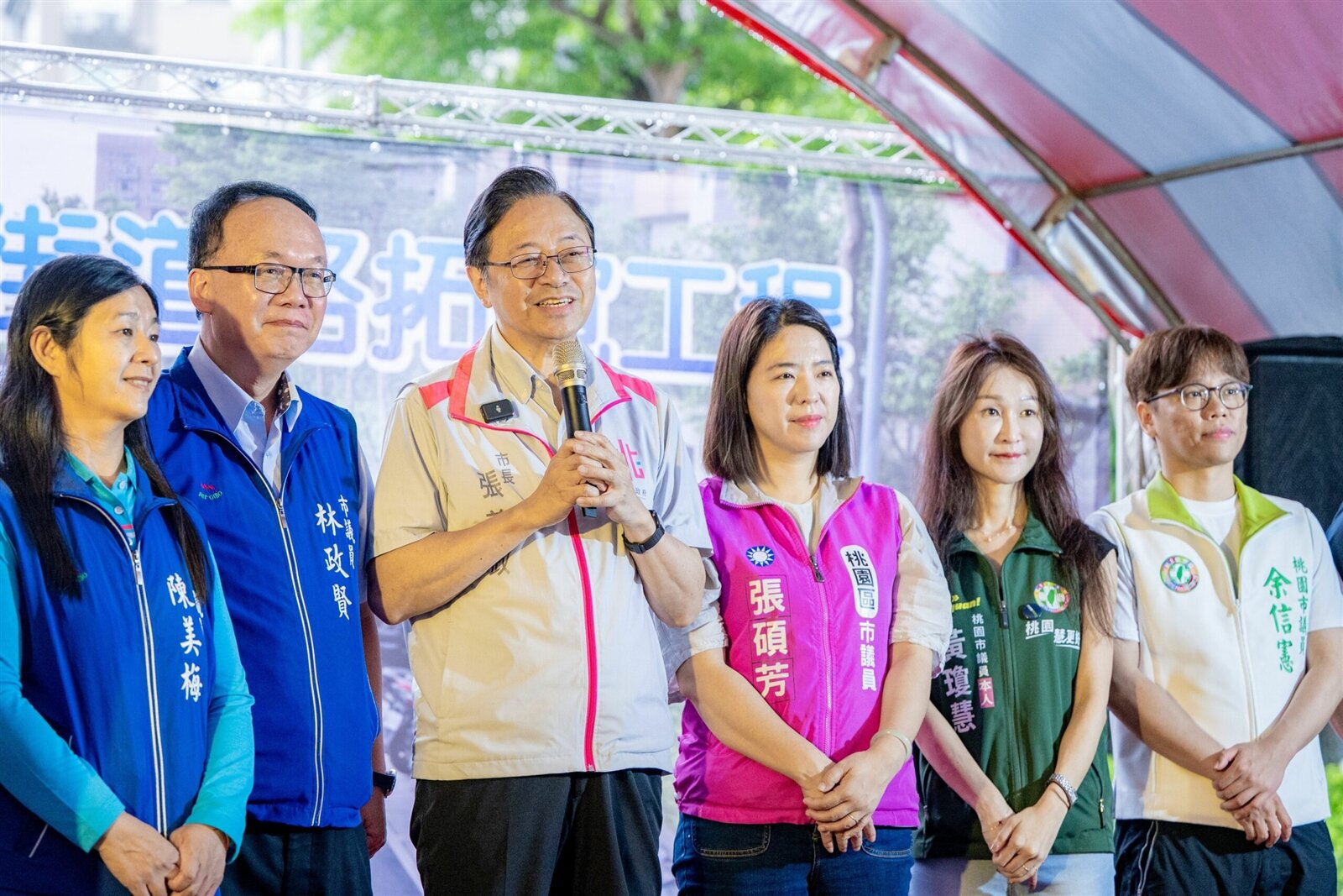 桃園市長張善政強調,未來市府將持續以同樣的生態永續概念,優化交通基礎建設。圖:市府提供