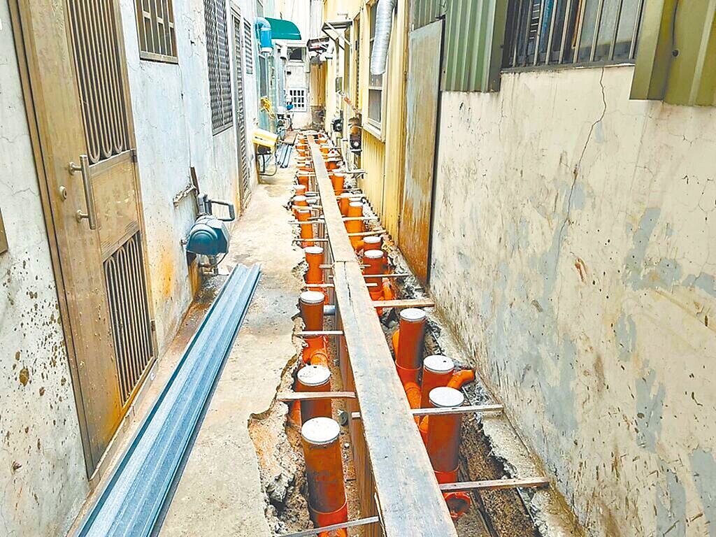 台南市汙水下水道接管率將近3成。（市府水利局提供／洪榮志台南傳真）