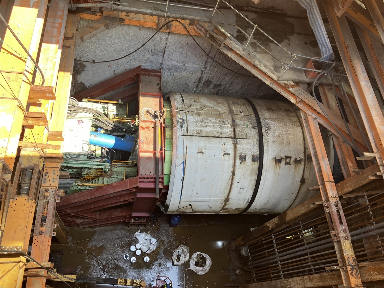 GC02標的第4台潛盾機,今日也自G06陽明運動公園站正式啟動鑽掘作業。圖:捷工局提供