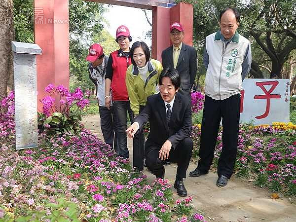 台南百花祭登場，「夢幻、幸福、歡樂」為主軸。