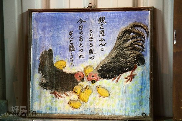 11.李榮峰爸爸李祖懇的水泥浮雕畫作。